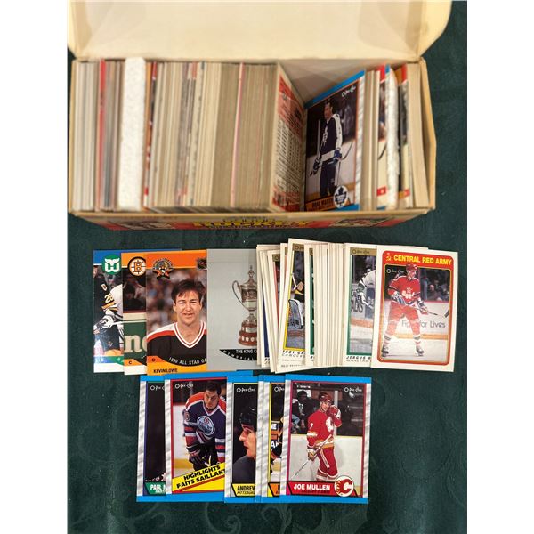 Box of Assorted Hockey Cards