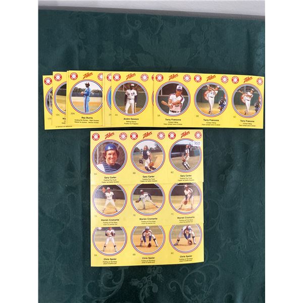 Zellers - Montreal Expos Baseball Cards