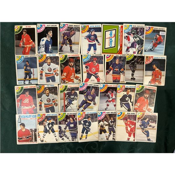 1978-79 OPC Hockey Cards (25)