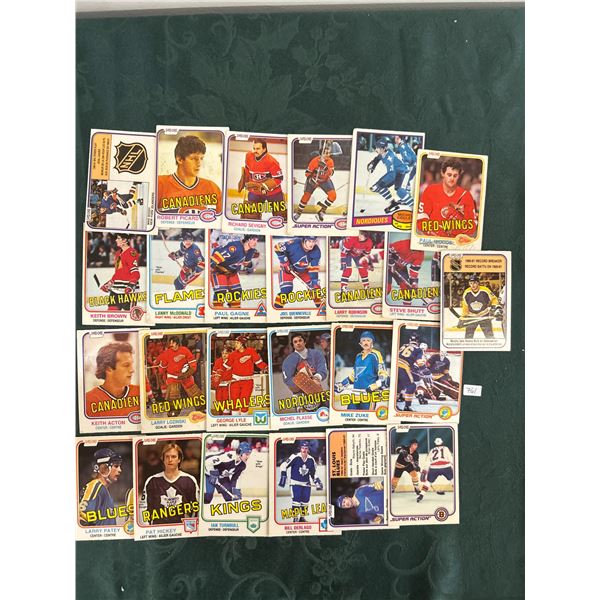1981-82 OPC Hockey Cards (25)