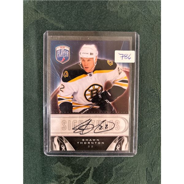 Shawn Thornton - Autographed Hockey Card