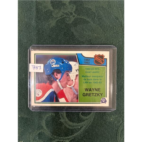 Wayne Gretzky - 1982-83 NHL Goal Leader - Hockey Card