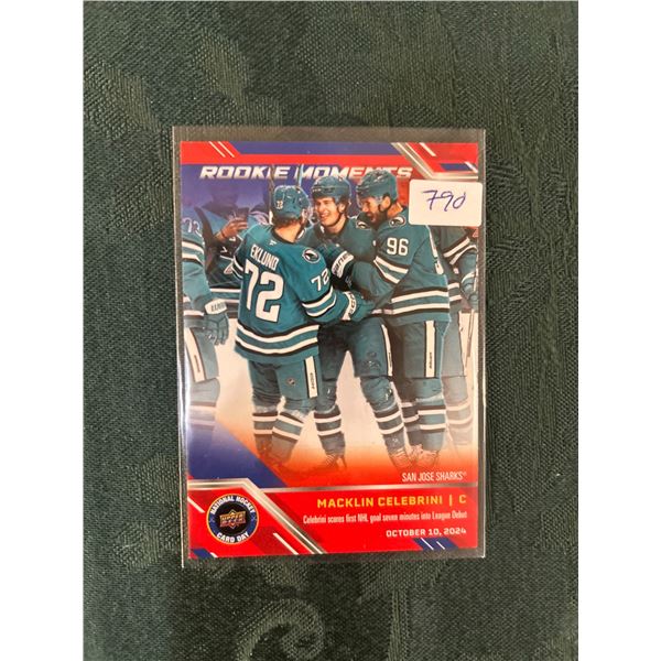 Macklin Celebrini - Rookie Card