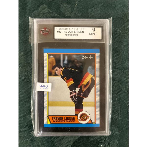 Trevor Linden - Rookie Card - Graded Mint