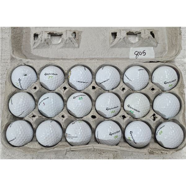 (18) Golf Balls – Taylor Made RocketBallz