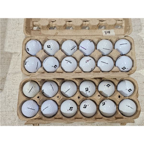 (24) Golf Balls – Bridgestone