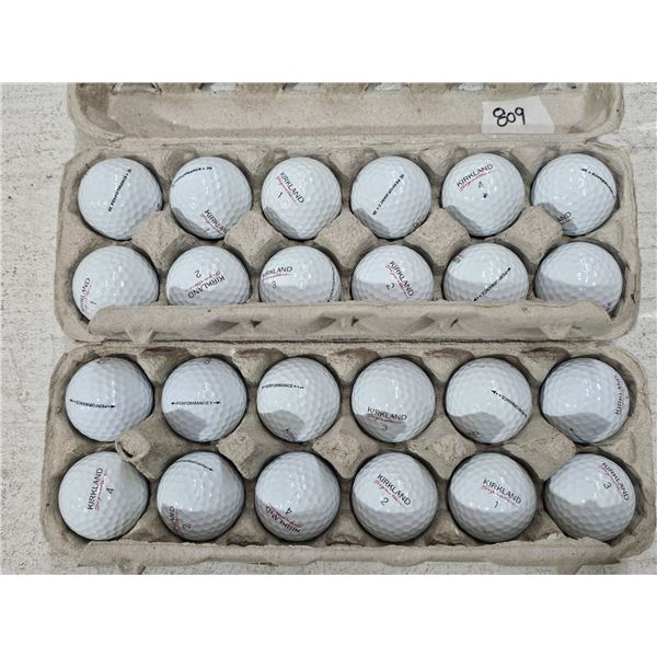 (24) Golf Balls – Kirkland Performance +