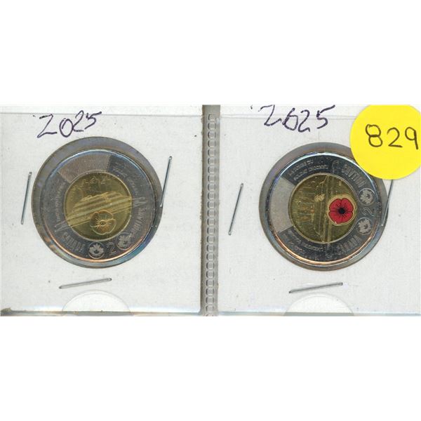 2025 Canadian $2 circulation coins commemorating the 25th anniversary of the repatriation of Canada'