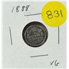 Image 1 : 1888 Canada Silver 5 Cents.