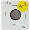 Image 1 : 1891 Canada Silver 5 Cents.