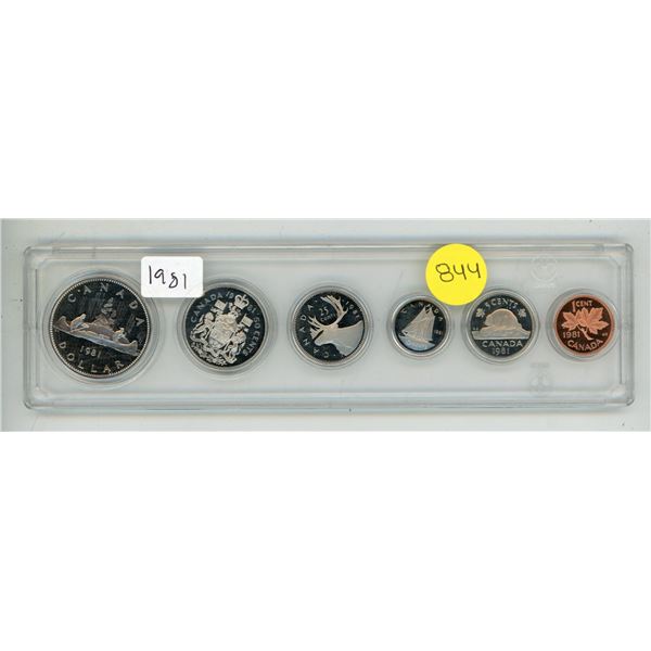 1981 Canada Uncirculated Proof Coin Set.