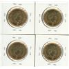 Image 2 : (4) 2008 Canadian 1 Dollar coin, specifically the "Lucky Loonie" edition celebrating the 2008 Olympi