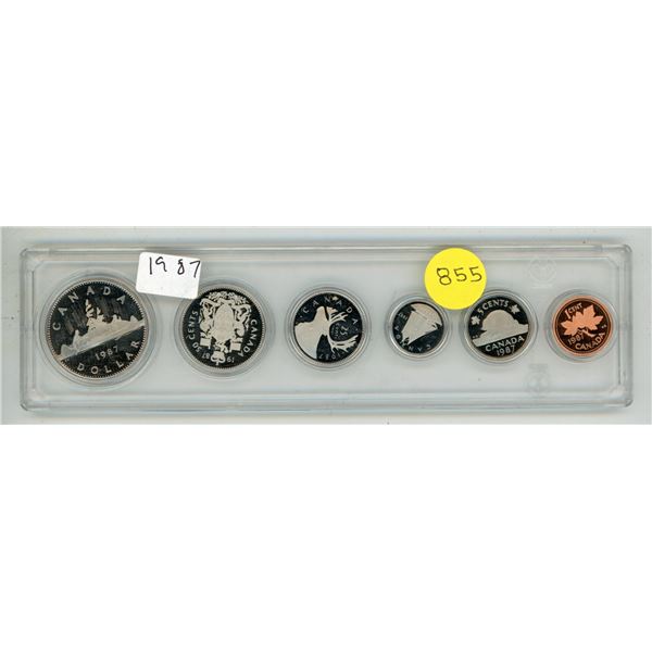 1987 Canada Uncirculated Proof Coin Set.