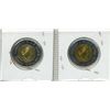 Image 2 : (2) 2018 Canadian $2 circulation coins commemorating the 100th anniversary of the Armistice - Colour