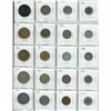 Image 1 : (3) Sheets of Foreign Currency Coins. (Total 60 Coins)