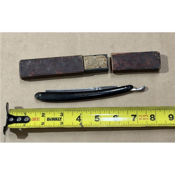 Vintage Henry Sears & Son Queen straight razor, a brand established in the late 19th or early 20th c