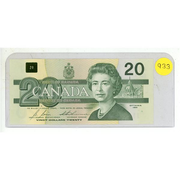 1991 Canada Twenty Dollar. (Uncirculated)