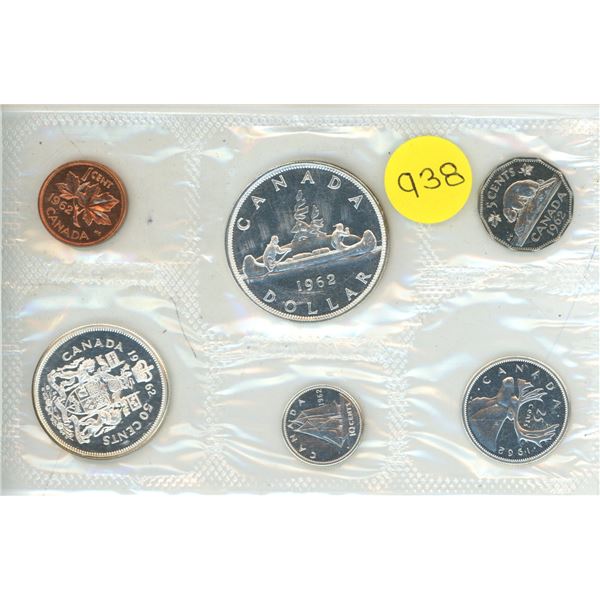 1962 Canada Silver Uncirculated Proof Set.