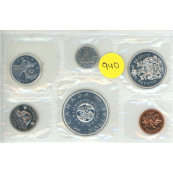 1964 Canada Silver Uncirculated Proof Set.