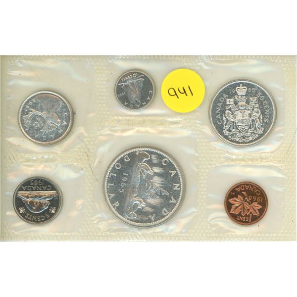 1965 Canada Silver Uncirculated Proof Set.