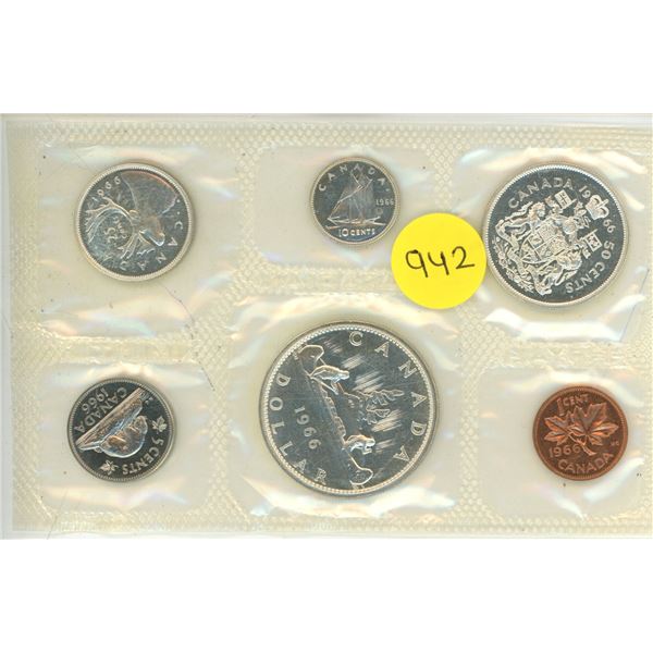 1966 Canada Silver Uncirculated Proof Set.