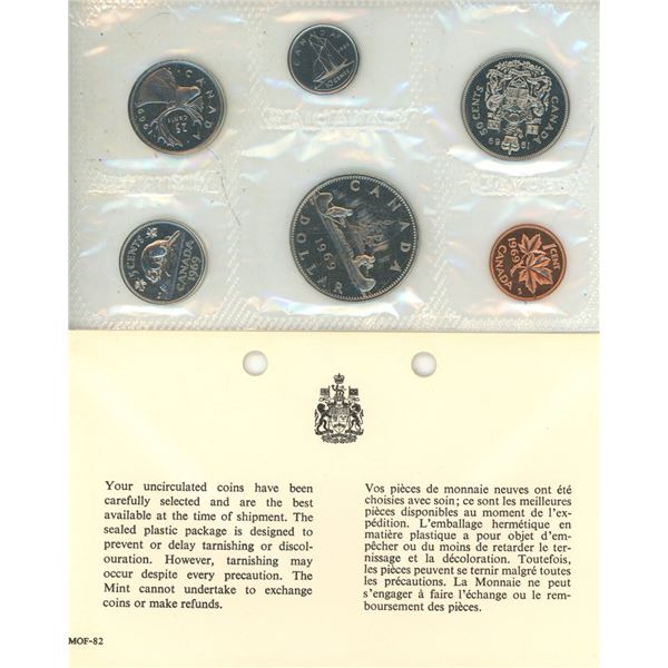 1969 Canada Uncirculated Proof Set.