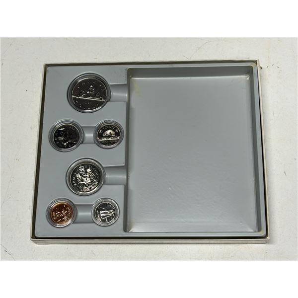 1987 Canada Proof Like Uncirculated Coin Set in Plastic Coin Holder.