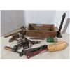 Image 1 : Lot of Cobbler Shoe Repair In Original Wooden box