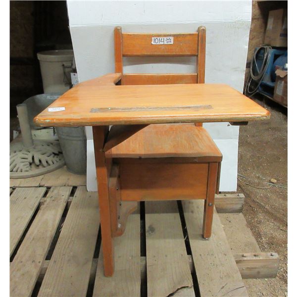 Old School Desk with drawer