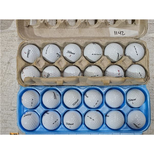 (24) Golf Balls – Titleist NXT & NXT Tour