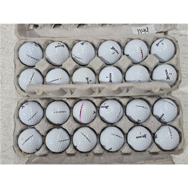 (24) Golf Balls – Srixon Z-Star, Trispeed, etc.