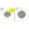 Image 1 : 1968 Canada Silver 10 Cents and 25 Cents.