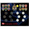 Image 1 : 1999 Canada 25 Cents Set. (Half Are Missing)