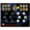 Image 1 : 1999 Canada 25 Cents Set. (Half Are Missing)