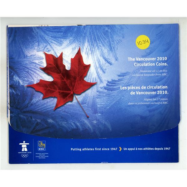 2010 Vancouver Circulation Coins - Showcase all 17 in this exclusive from RBC.