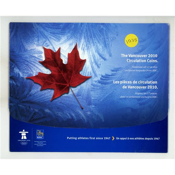 2010 Vancouver Circulation Coins - Showcase all 17 in this exclusive from RBC. (One, One Dollar Coin
