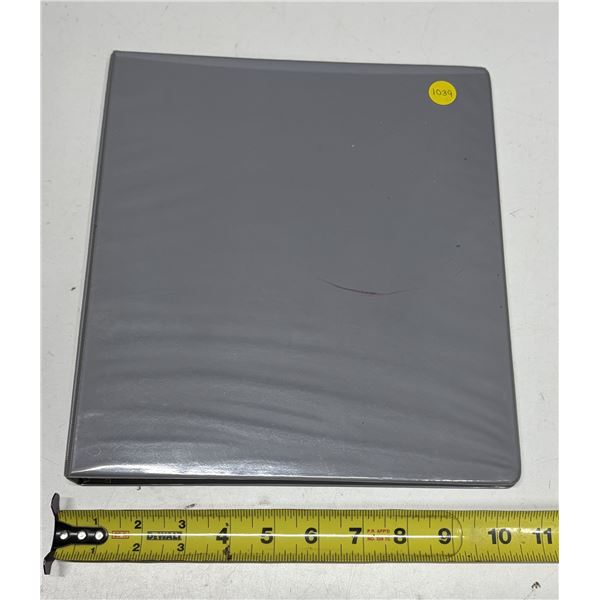 Binder of (10) Sheets of Currency Notes (Empty).