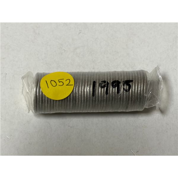 Roll of 1995 Canada 25 Cents.