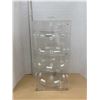 Image 1 : 360 degree rotating acrylic display stand 16.5 in tall