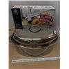 Image 2 : Whole Home Gourmet stainless steel oval roasting pan high dome 18 inch dome