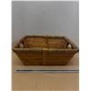 Image 2 : Box of wicker baskets/trays