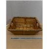 Image 3 : Box of wicker baskets/trays