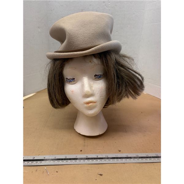 The Mitzi synthetic wig with vint
