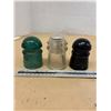 Image 3 : Insulators (19) White, Green, Blue
