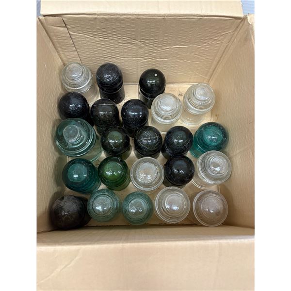Insulators (23) White, Green, Blue