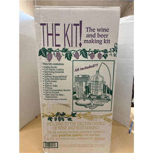 Beer and Wine making kit with guide