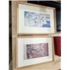Image 3 : Lot of assorted household items cooking trays , fruit plate, cat prints framed, and a vintage produc