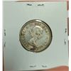 Image 2 : 1963 Canadian Silver 25cents Coin
