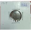 Image 1 : 1907 Canadian Silver 5 Cents coin