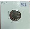 Image 2 : 1907 Canadian Silver 5 Cents coin